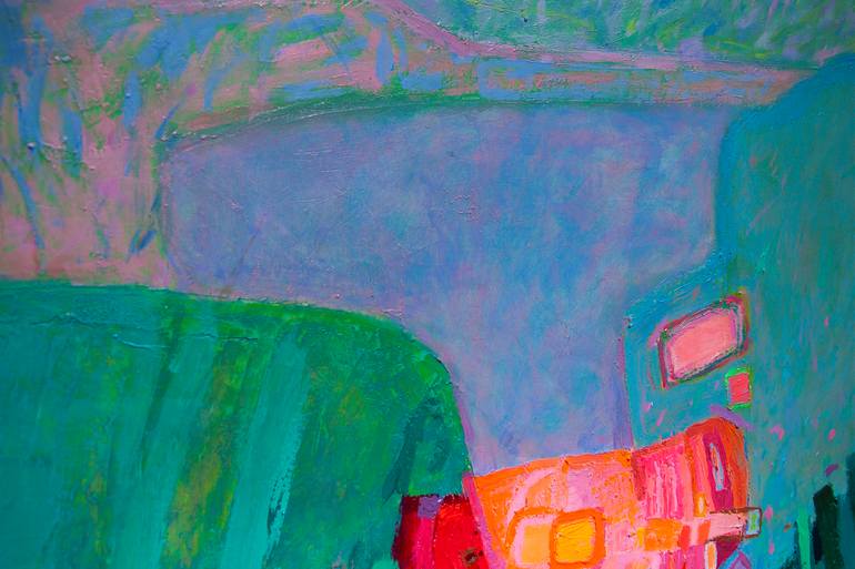 Original Abstract Expressionism Abstract Painting by Aleksander ŁęSki