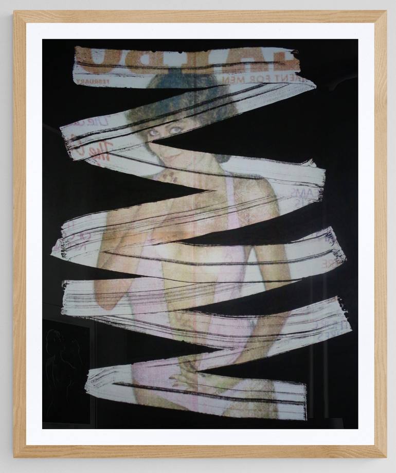 Original Abstract Women Painting by Alejandro Meza