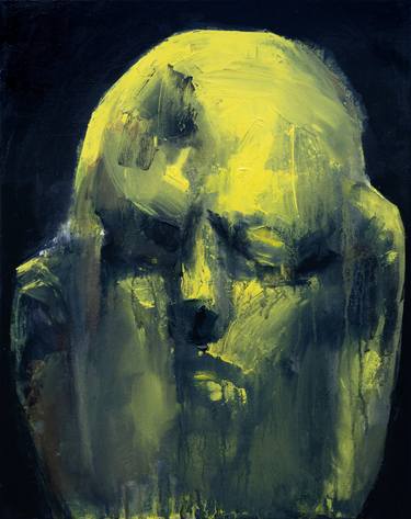 Original Conceptual Men Paintings by Edel Alonso