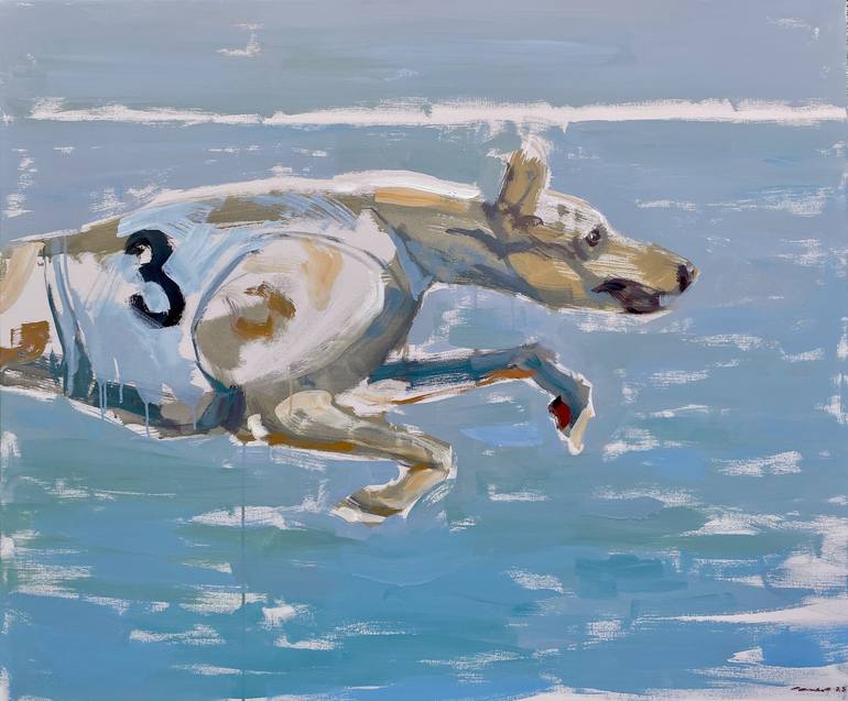 Print of Figurative Dogs Paintings by Edel Alonso