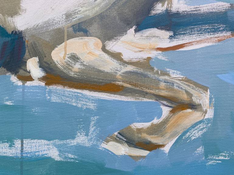 Original Figurative Dogs Painting by Edel Alonso