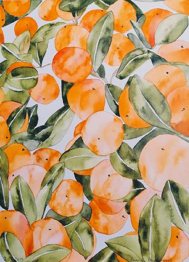 Original Floral Painting by Xenia Bogolepova