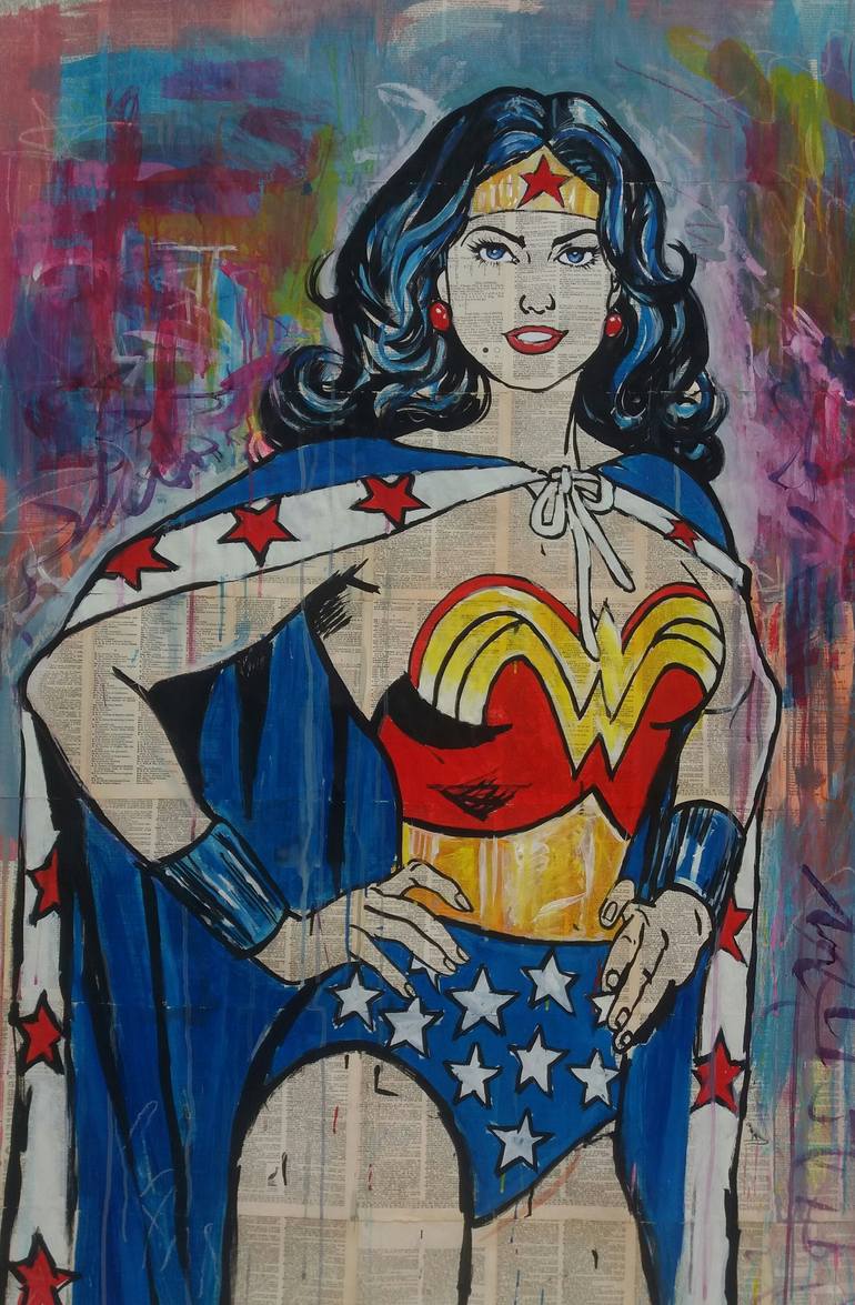 Wonder woman Painting by Ca Lister Saatchi Art