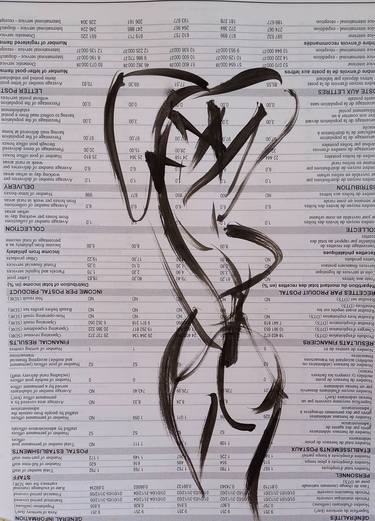 Original Abstract Expressionism Body Drawings by Ca Lister