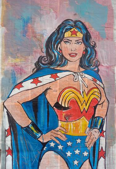 Original Art Deco Pop Culture/Celebrity Paintings by Ca Lister