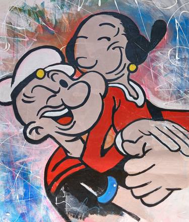 Original Figurative Comics Paintings by Ca Lister