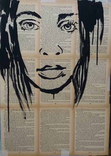 Original Pop Art Women Drawings by Ca Lister