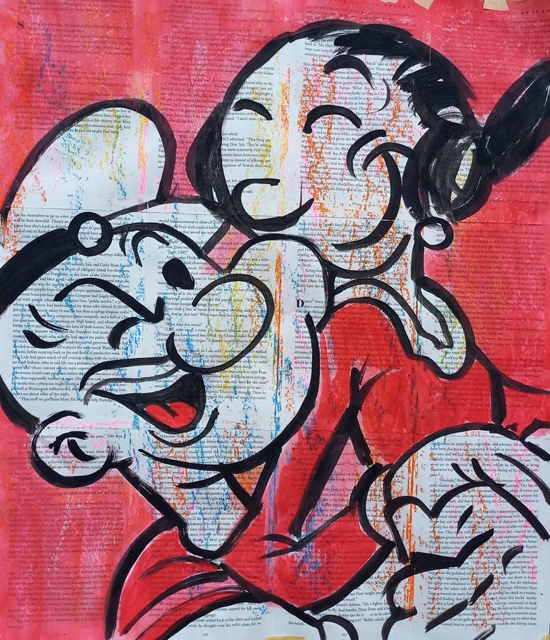 Original Comics Drawing by Ca Lister | Fine Art Art on Paper | Popeye