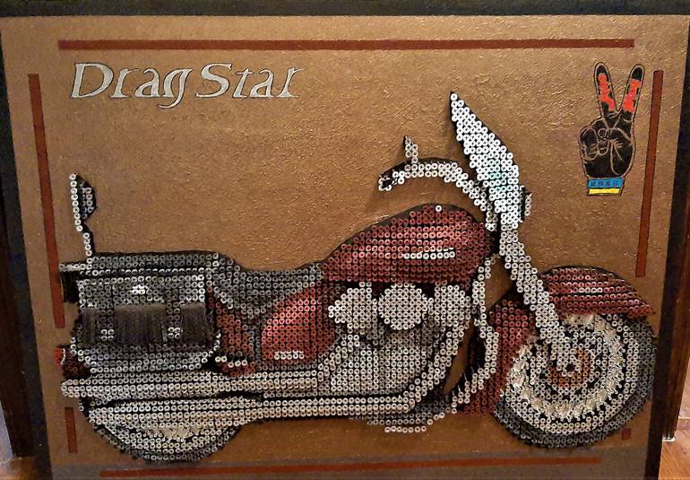 Original Art Deco Transportation Sculpture by Родион Паламарчук