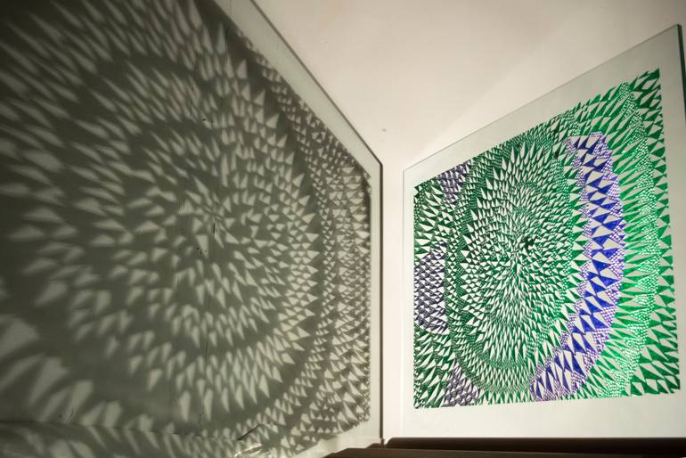 Original Abstract Geometric Drawing by Arantxa Rodriguez
