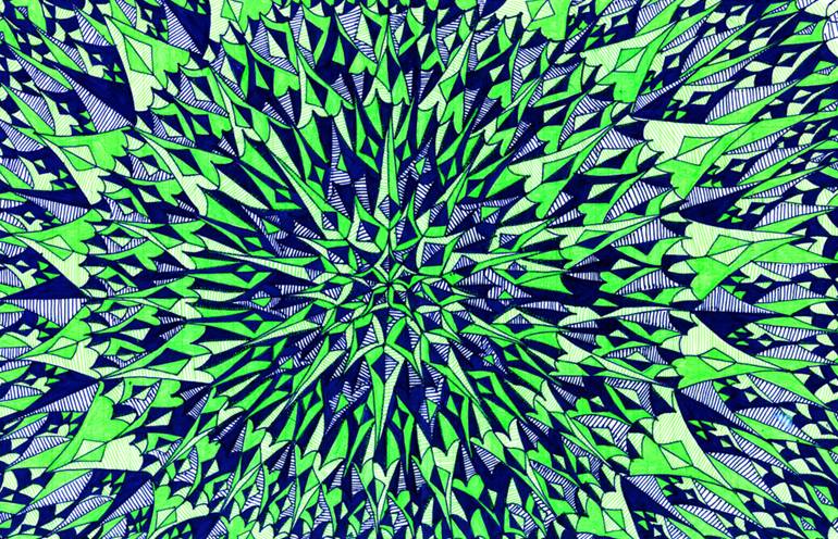 Original Other Geometric Drawing by Arantxa Rodriguez