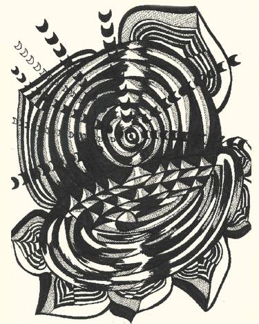 Print of Abstract Geometric Drawings by Arantxa Rodriguez