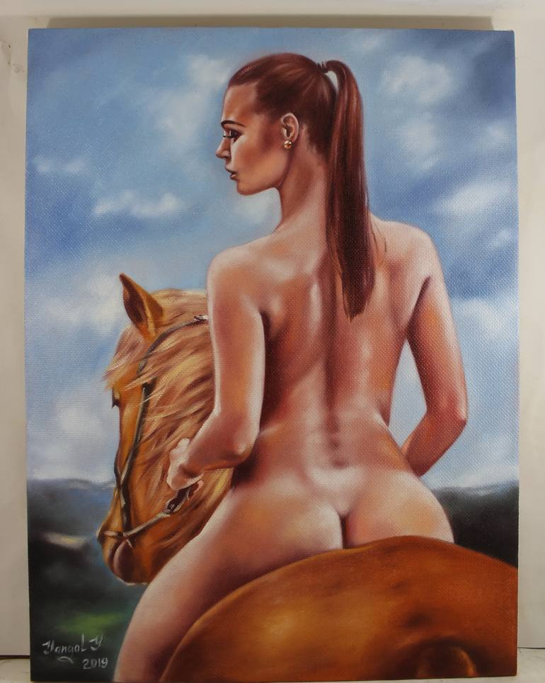 Original Realism Nude Painting by Yana Yangol