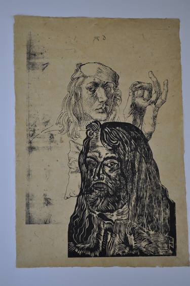Saatchi Art Artist Hartmut Kirchner; Printmaking, “Kopf , Herz und Hand - Albrecht Dürer” #art