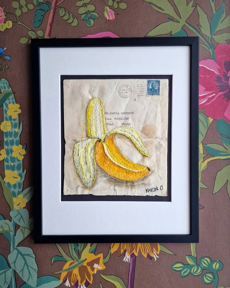 Original Contemporary Food Mixed Media by KARIN O