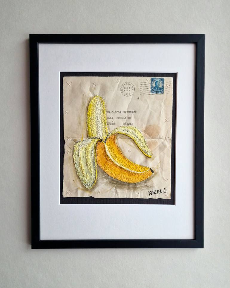 Original Contemporary Food Mixed Media by KARIN O