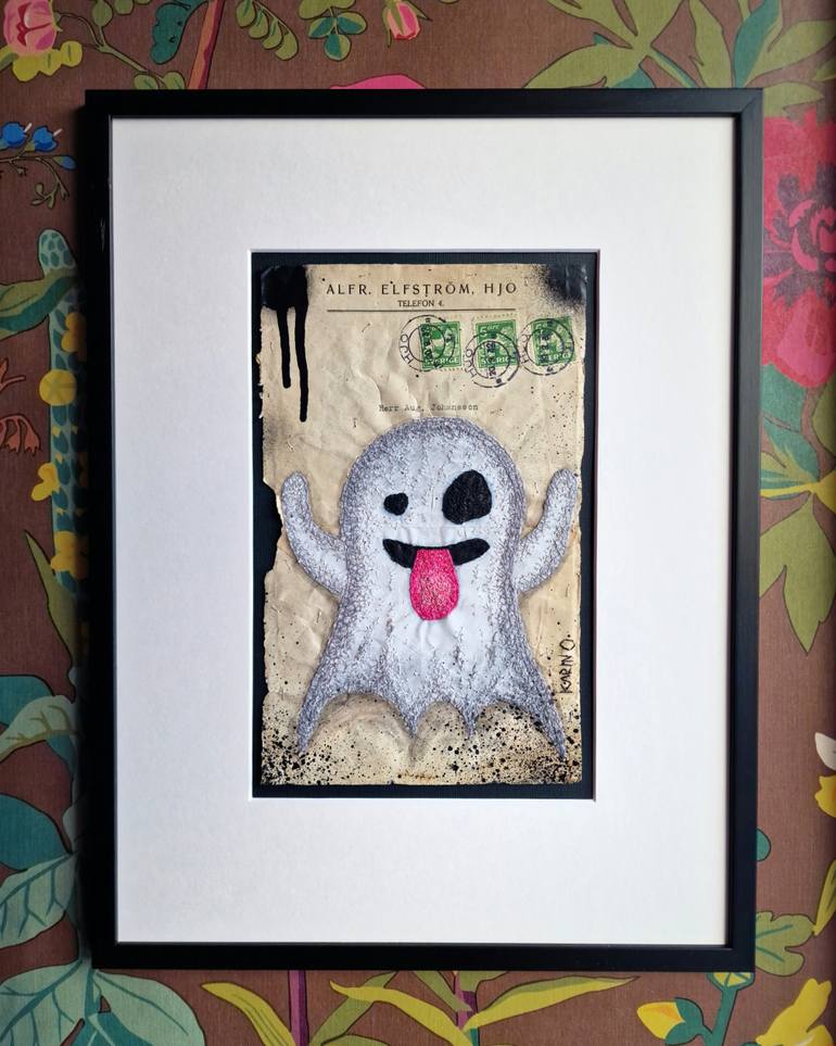 Original Contemporary Humor Mixed Media by Karin O