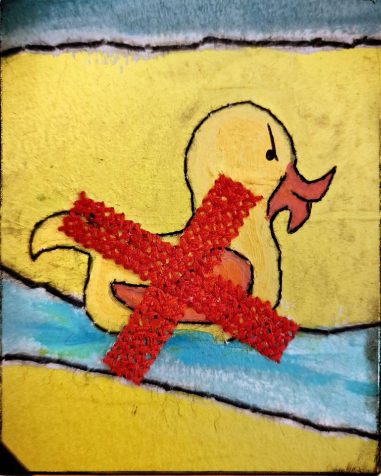 Original Pop Art Comics Painting by Karin O