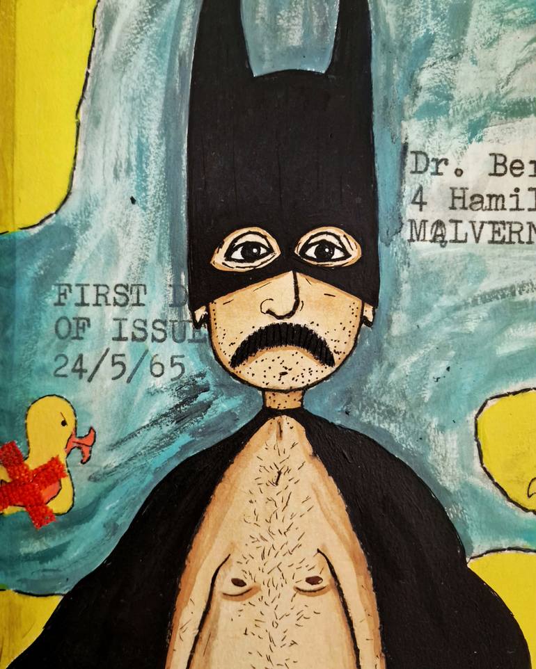 Original Pop Art Comics Painting by Karin O