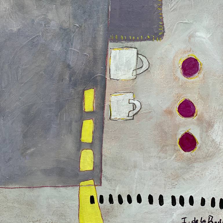 Original Abstract Expressionism Abstract Painting by Isaure De La Presle