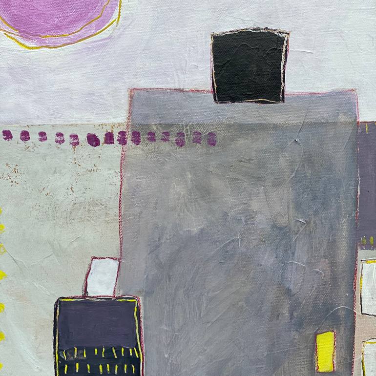 Original Abstract Expressionism Abstract Painting by Isaure De La Presle