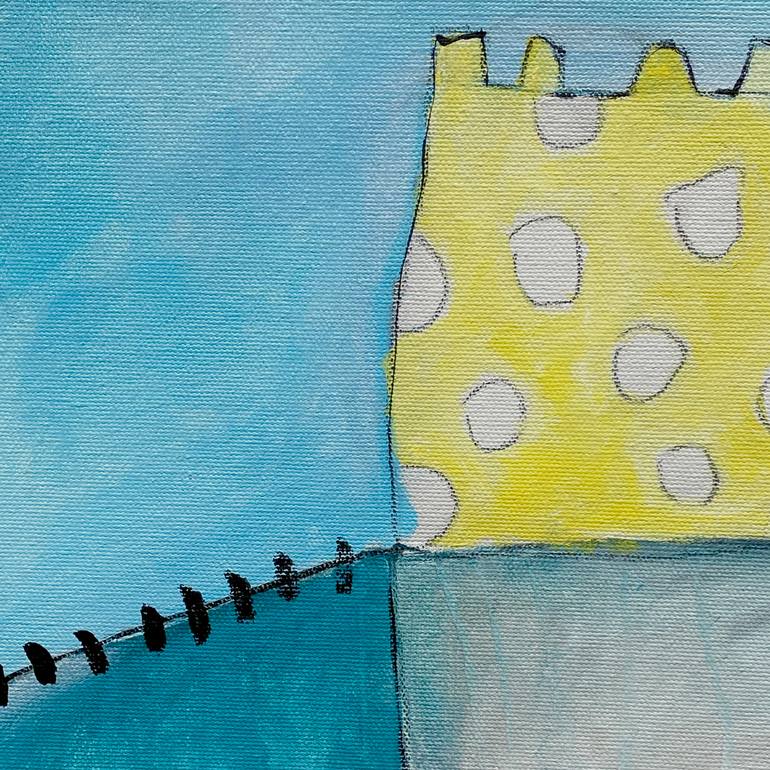 Original Abstract Expressionism Abstract Painting by Isaure De La Presle