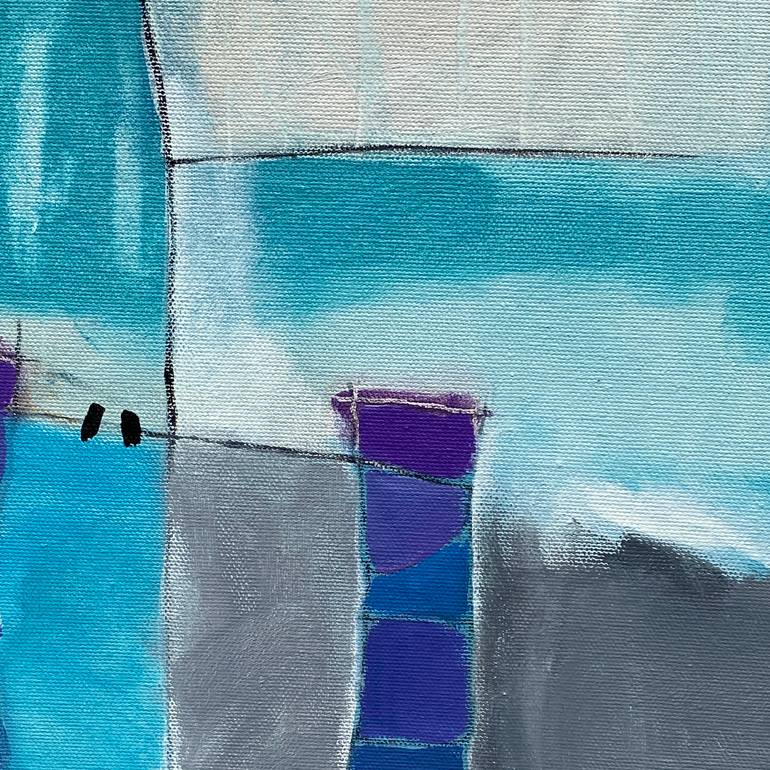 Original Abstract Expressionism Abstract Painting by Isaure De La Presle