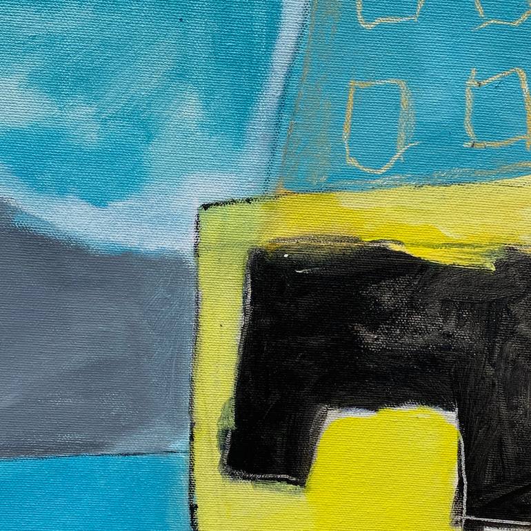 Original Abstract Expressionism Abstract Painting by Isaure De La Presle