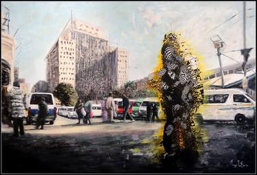 Original Cities Mixed Media by Mongezi Ncombo