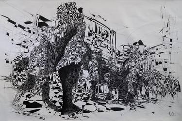 Original Conceptual Cities Drawings by Mongezi Ncombo