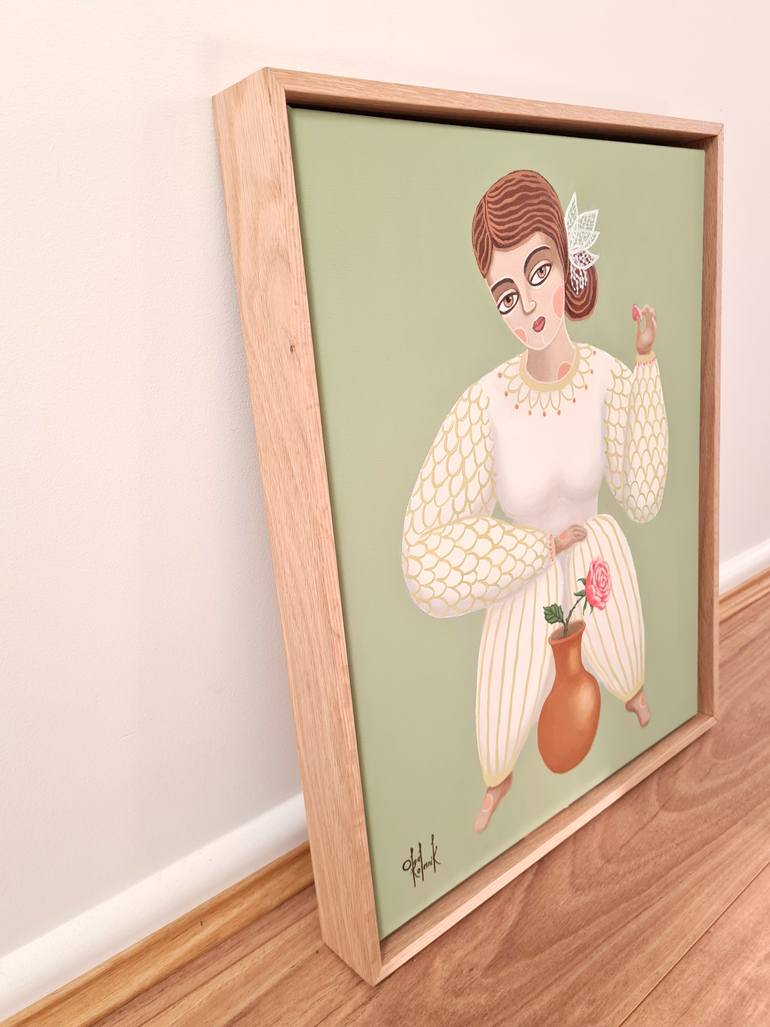 Original Portraiture Women Painting by Olga Kolesnik