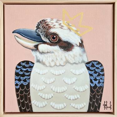 Original Figurative Animal Painting by Olga Kolesnik