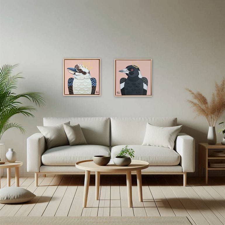 Original Figurative Animal Painting by Olga Kolesnik
