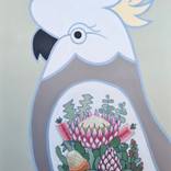 White Cockatoo With King Protea Tattoo Tattoo - Pop - AUSTRALIANA by Olga Kolesnik