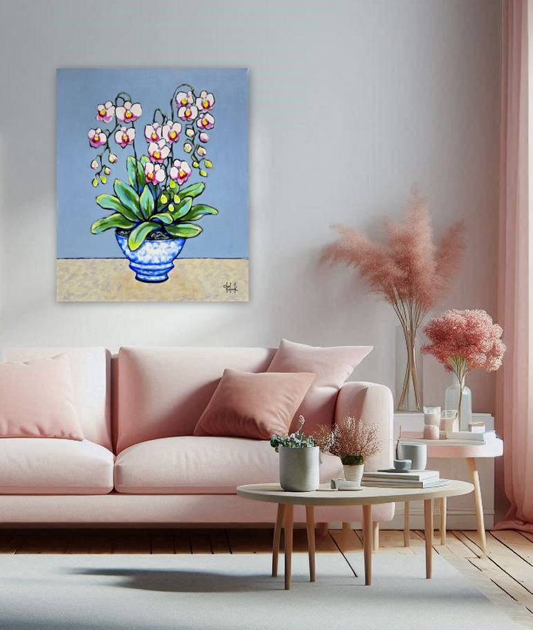 Original Figurative Floral Painting by Olga Kolesnik
