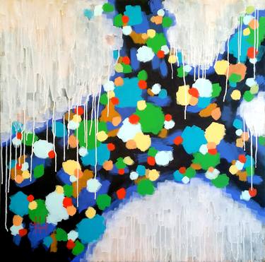 Original Abstract Expressionism Abstract Paintings by Olga Kolesnik
