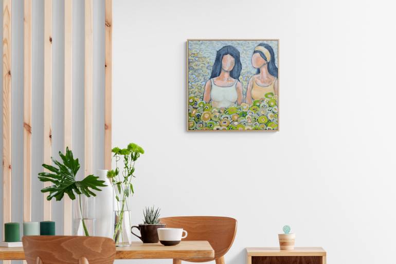 Original Impressionism Women Painting by Olga Kolesnik