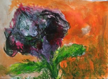 Print of Abstract Expressionism Floral Paintings by Pankaj Barman