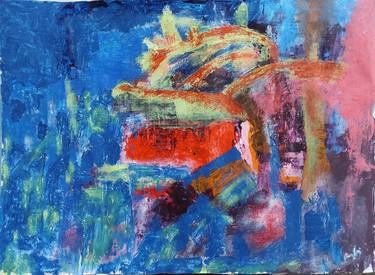 Original Abstract Expressionism Abstract Paintings by Pankaj Barman
