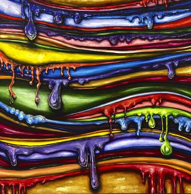 Original Pop Art Abstract Paintings by Todd Mosley