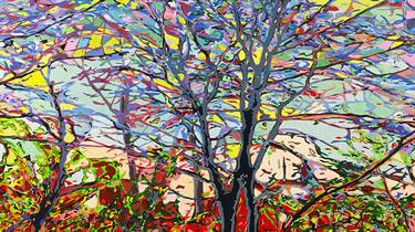 Original Abstract Tree Paintings by Todd Mosley
