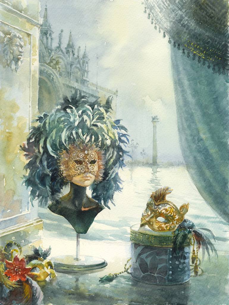 Print of Baroque Fashion Paintings by Valentyn Orikhovskyi