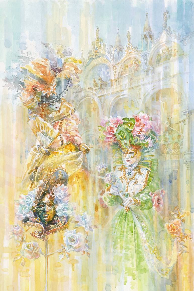 Print of Baroque Fashion Paintings by Valentyn Orikhovskyi