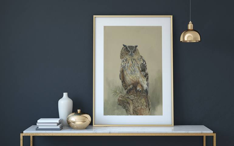 Original Figurative Animal Painting by Valentyn Orikhovskyi