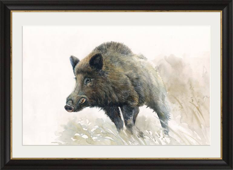 Original Fine Art Animal Painting by Valentyn Orikhovskyi