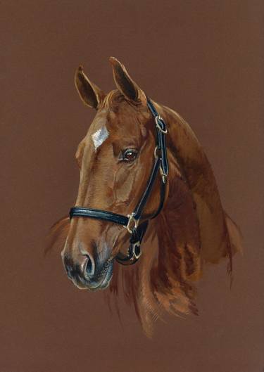 Original Fine Art Horse Paintings by Valentyn Orikhovskyi