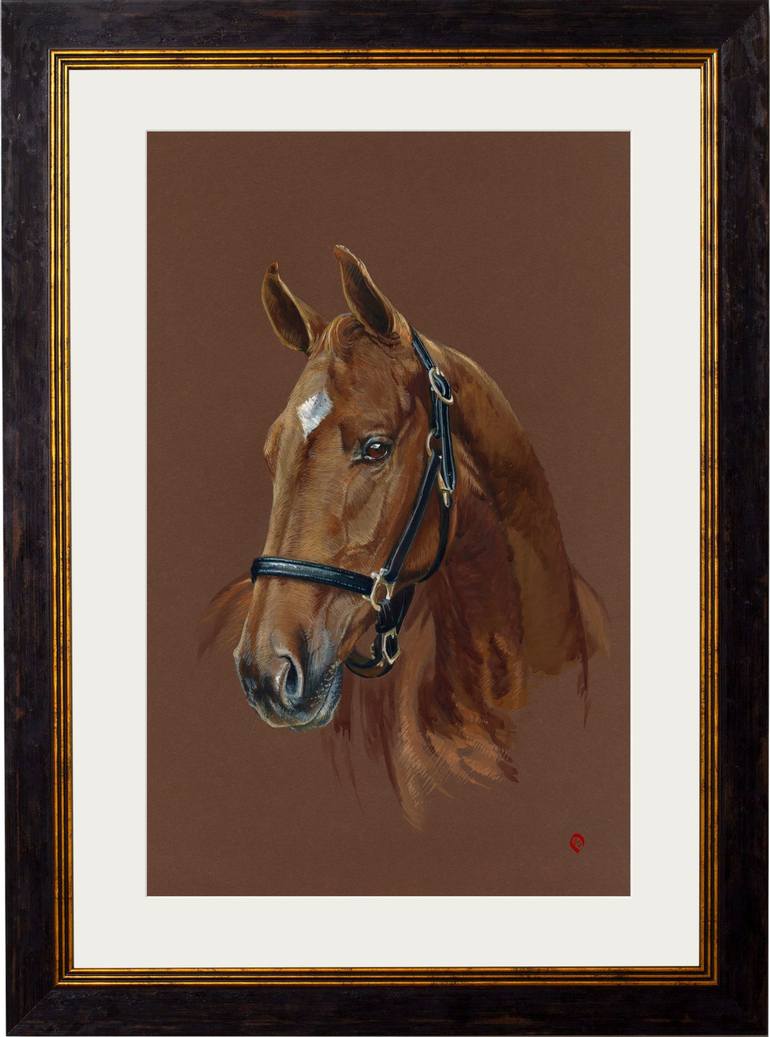 Original Fine Art Horse Painting by Valentyn Orikhovskyi