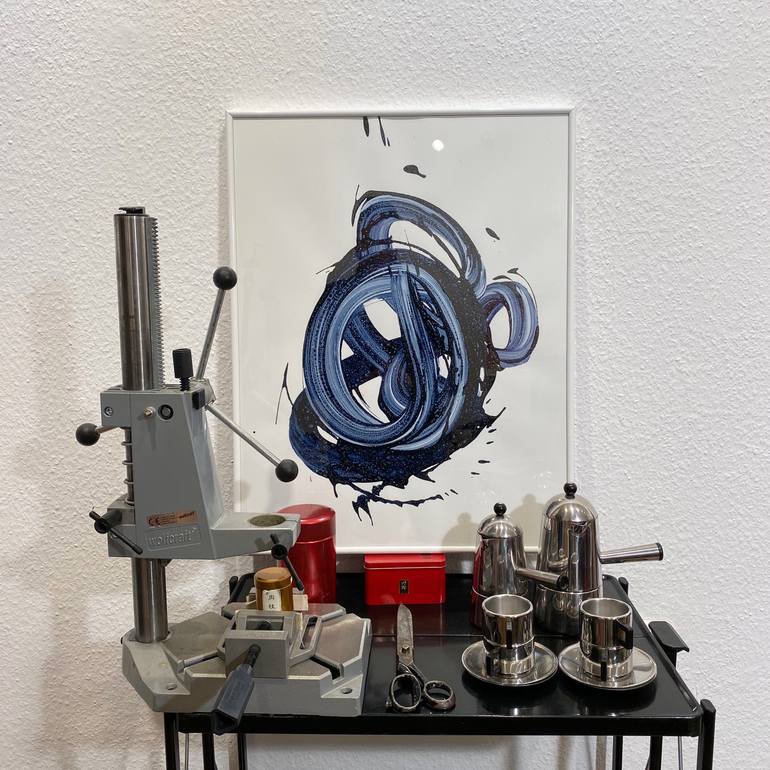 Original Abstract Expressionism Abstract Painting by Peter Sandhaus