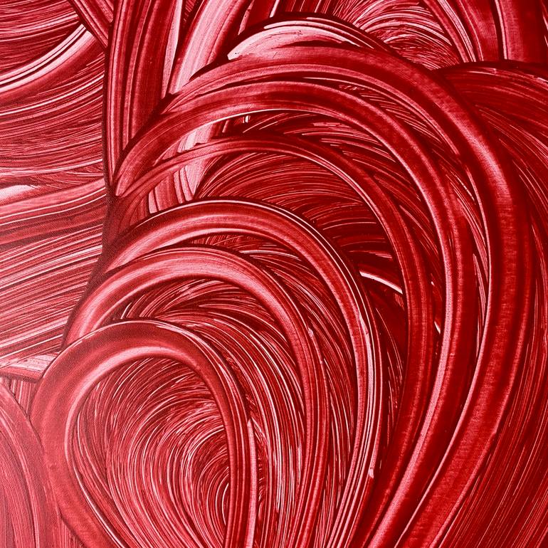 Original Art Deco Abstract Painting by Peter Sandhaus