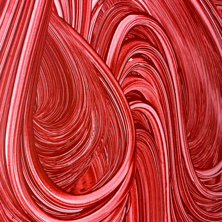 Original Art Deco Abstract Painting by Peter Sandhaus